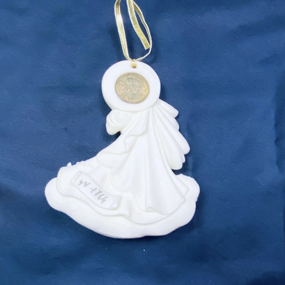 Ennio Morcaldo & Alfonso Lucchesi Millennium 2000 Roman Christmas Angel Ornament